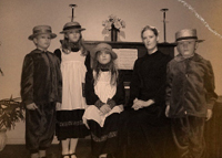 The children of Crowhurst C of E Primary School acting out a section for the new Audience with Queen Victoria exhibition at Yesterday's World.